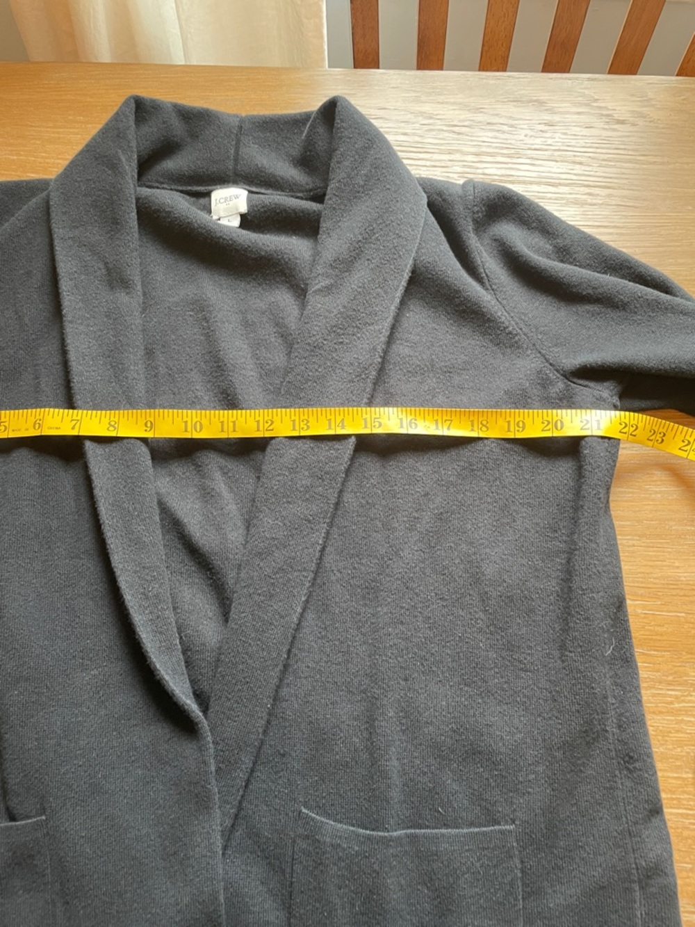 J. Crew Black Open-Front Shawl-Collar Blazer - Picture 4 of 4